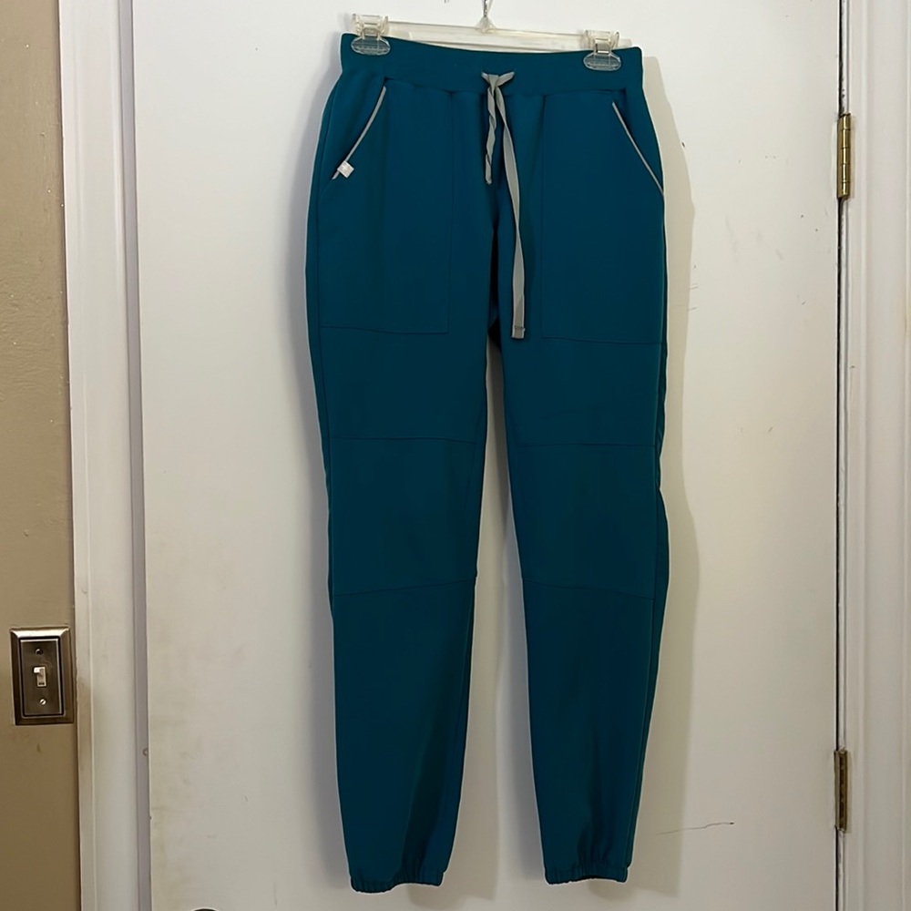 Figs Women's Pacific Blue Venice Slim Jogger Pants Limited Edition XS like new